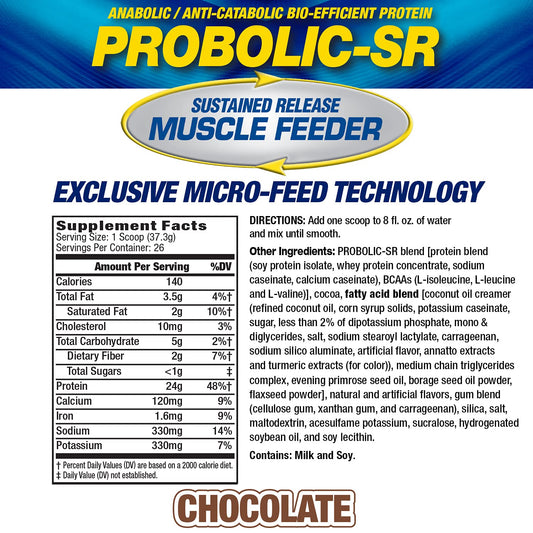 PROBOLIC-SR scoop showing accurate serving sizes for reliable fueling