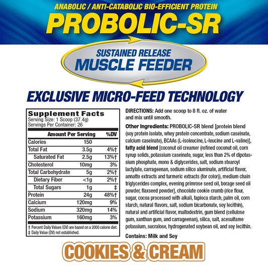 Maximum Human Performance Probolic-SR shaker cup ready for post-workout protein support