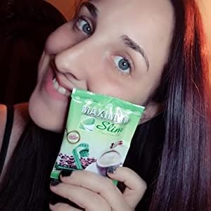 Maximum Slim Original Green Coffee label closeup highlighting natural extracts.