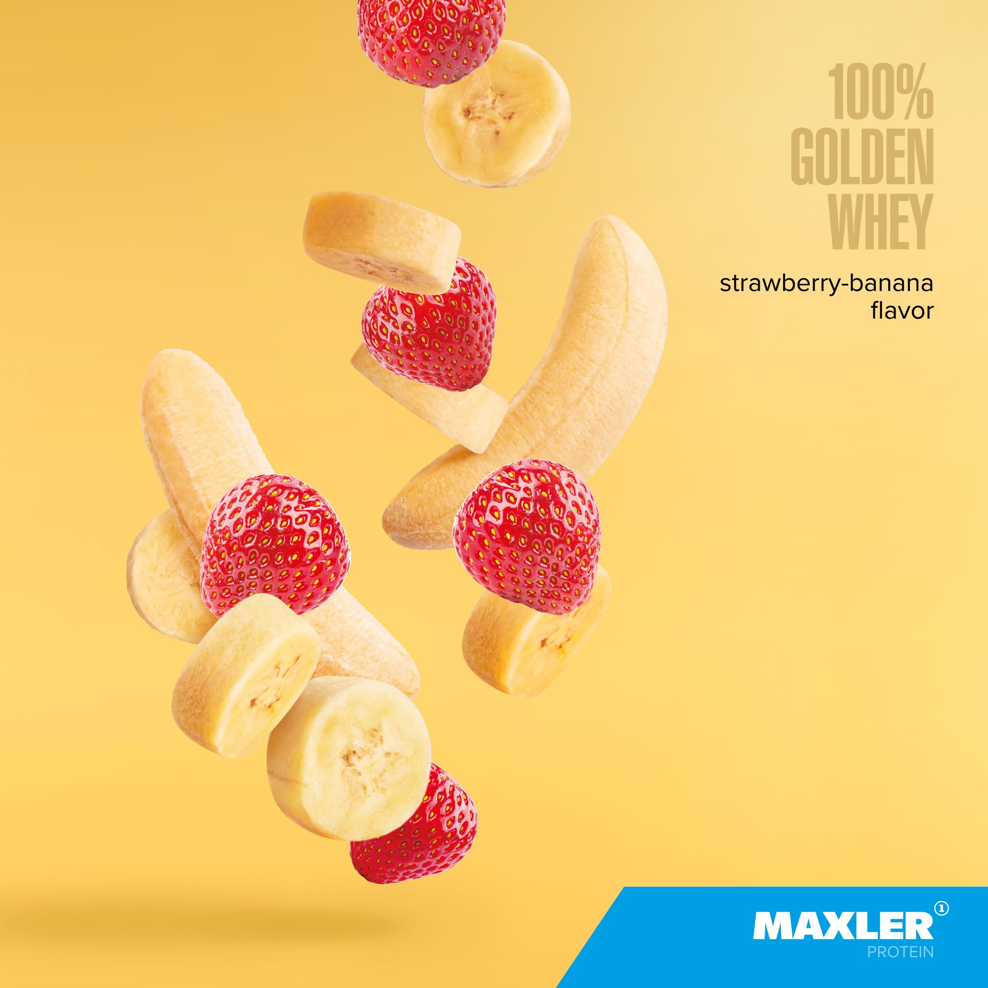 Maxler 100% Golden Whey with digestive enzymes blend promotes smoother digestion