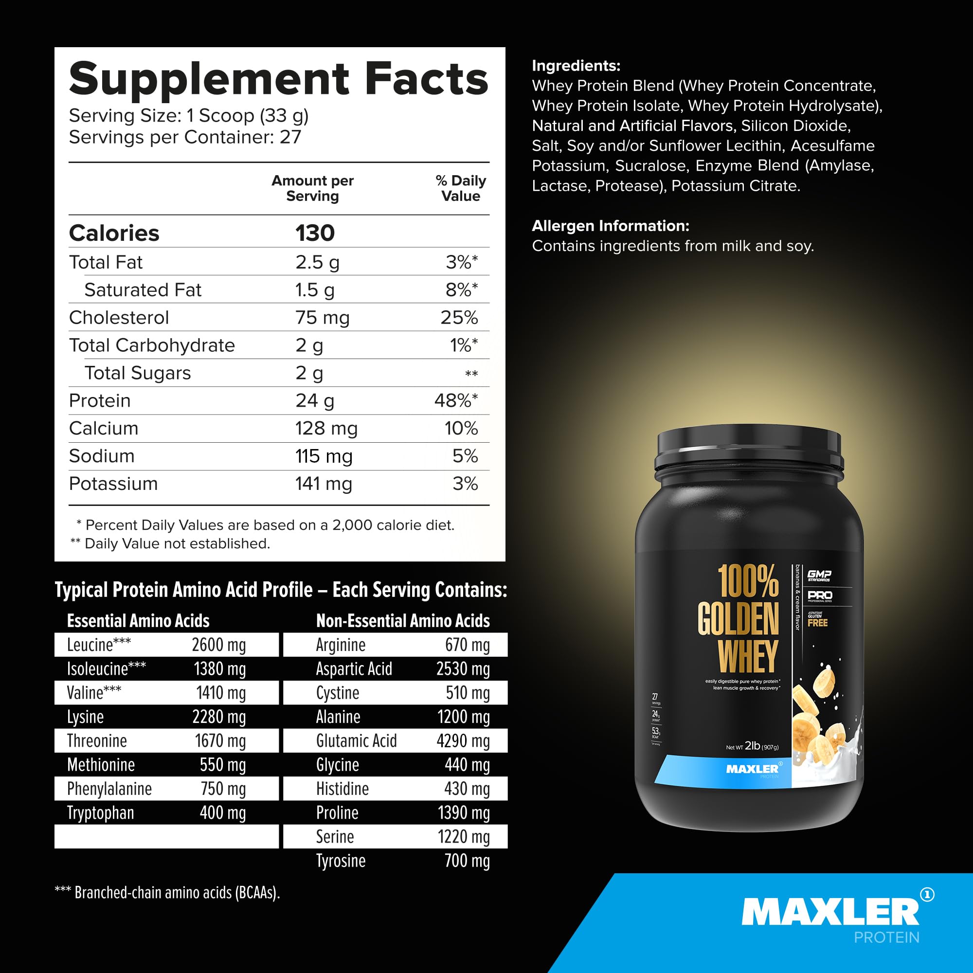 Flavor lineup of Maxler Golden Whey appeals to taste seekers