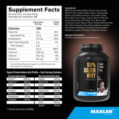 Maxler Golden Whey baking idea shows versatile use beyond shakes.