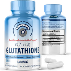 MAXLIFE NATURALS S-Acetyl L-Glutathione bottle signals reliable bioavailability for daily antioxidant support