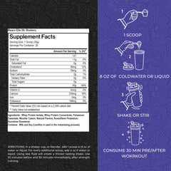 Max Muscle Maxpro Elite Blueberry shake image showing a quick post-workout protein option.