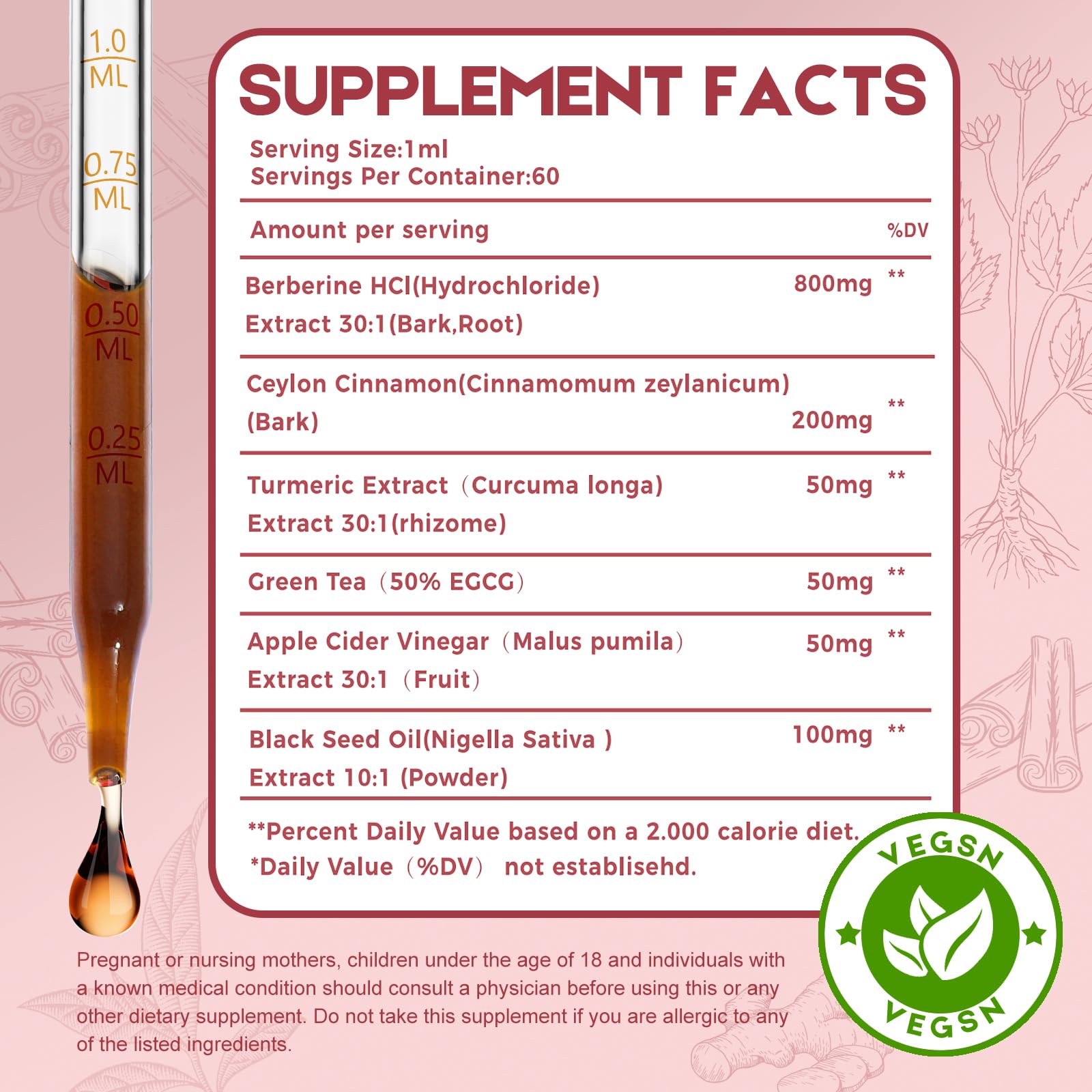MaxuraFit ingredients illustration highlights Berberine, Cinnamon, and natural plant-based benefits.