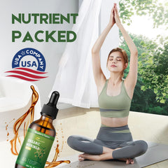 Dropper top shown for precise 2 ml servings supporting daily energy.