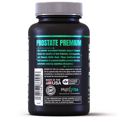 MaxVita Prostate Premium bladder support visual highlighting smoother flow potential.