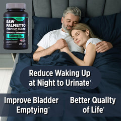 MaxVita Prostate Premium bottle back label detailing key ingredients for prostate wellness.
