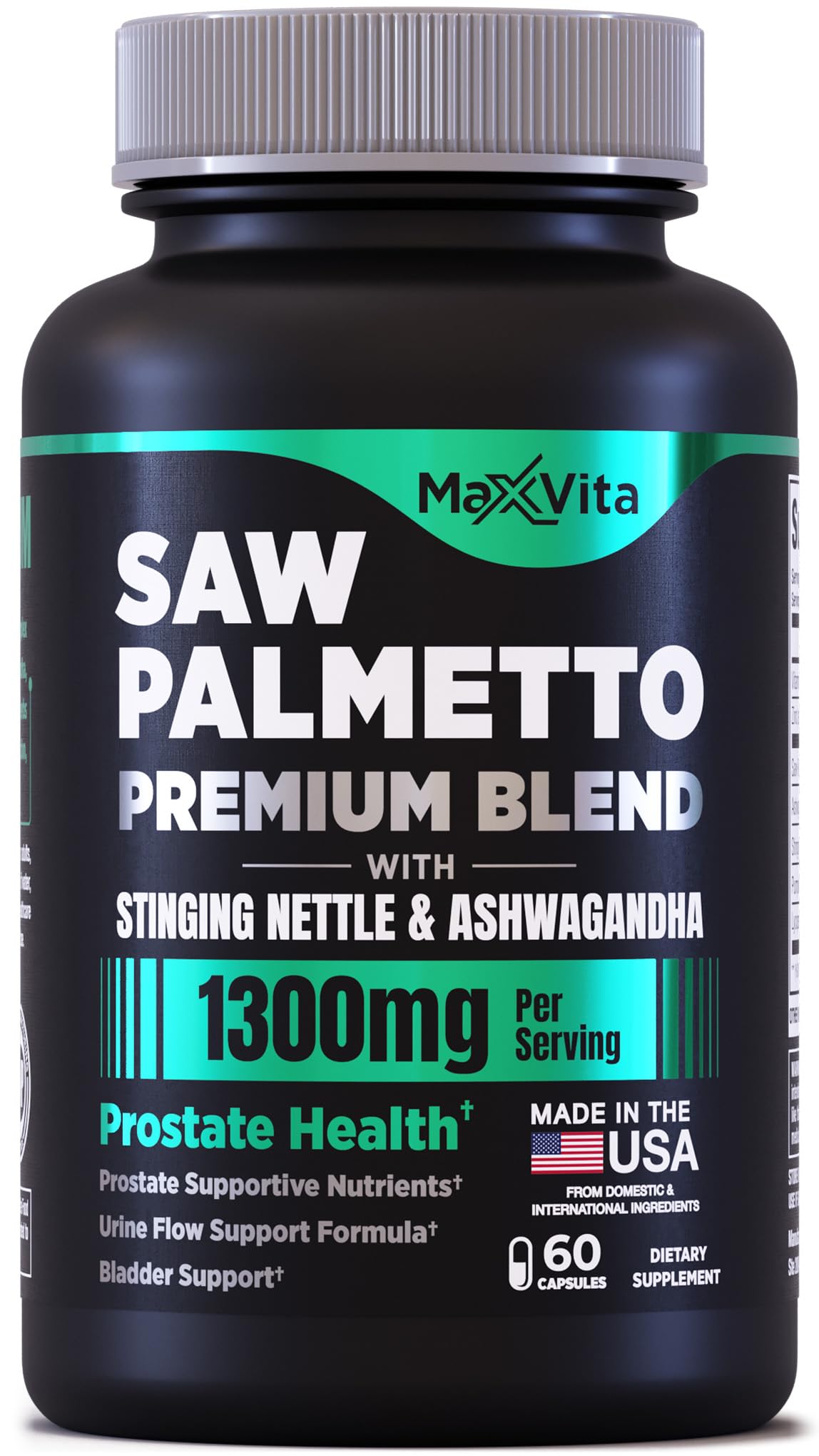 MaxVita Prostate Premium bottle front view supporting everyday urinary comfort.