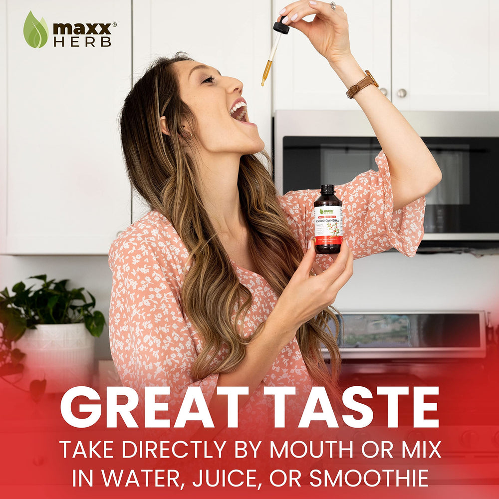 Maxx Herb Ashwagandha produced in USA signaling trusted manufacturing