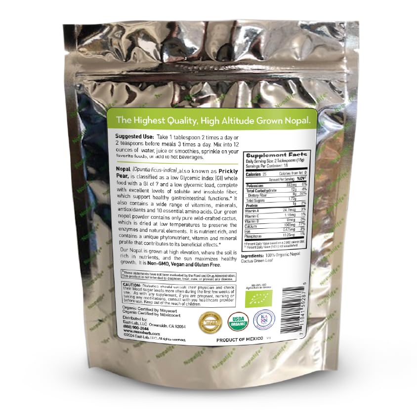 Maxx Herb Nopal powder with scoop for quick serving and convenience