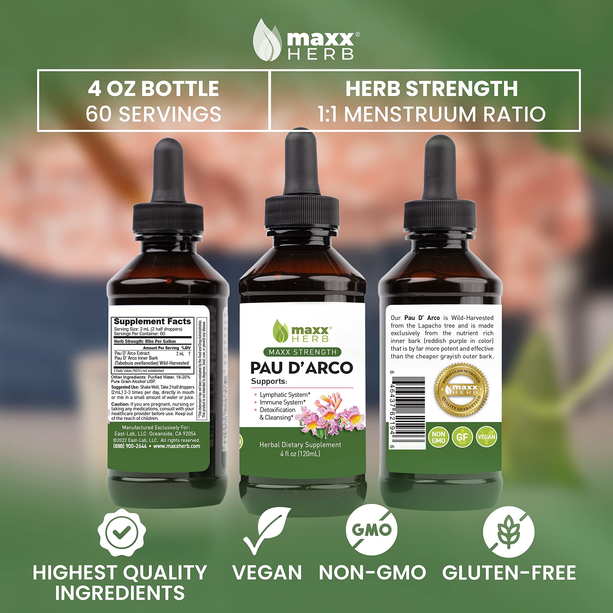 Maxx Herb PAU D'Arco production facility ensuring quality manufacturing