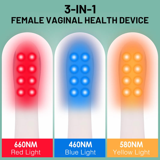 Mayoyosee blue light therapy for women used in skincare routines.