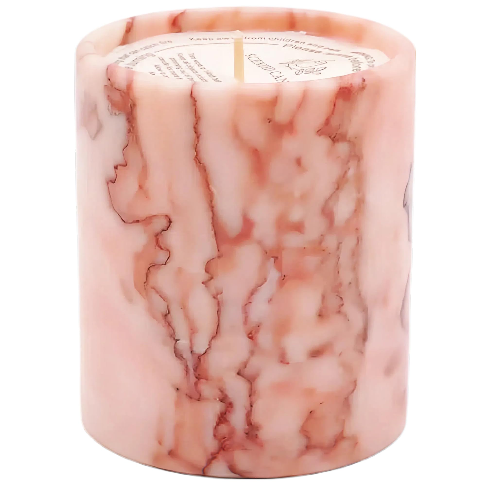 Mayroom hand-polished stone candle holder adds elegance to living room or spa-like bathroom.