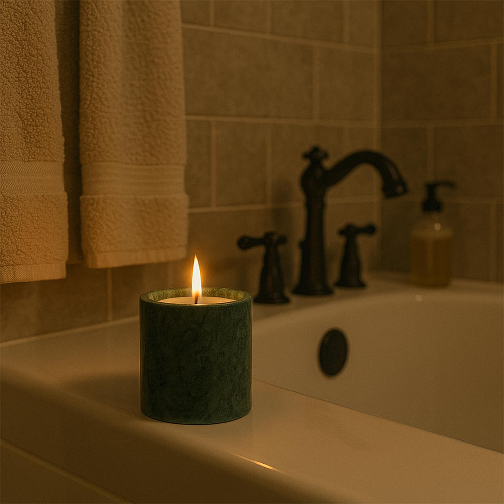 MAYROOM 40+ hour soy wax burn for extended fragrance in any space.