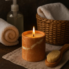 MAYROOM Soy wax burn provides 40+ hours of clean fragrance.