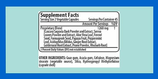 MAZZIRI Maxzorb Thera-Colon Cleanse capsules for daily digestive support
