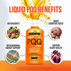 Dropper view of MBS Biotechnology Super PQQ Liquid for precise dosing.