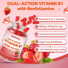 Mchokuu B1 gummies 500mg non-GMO label