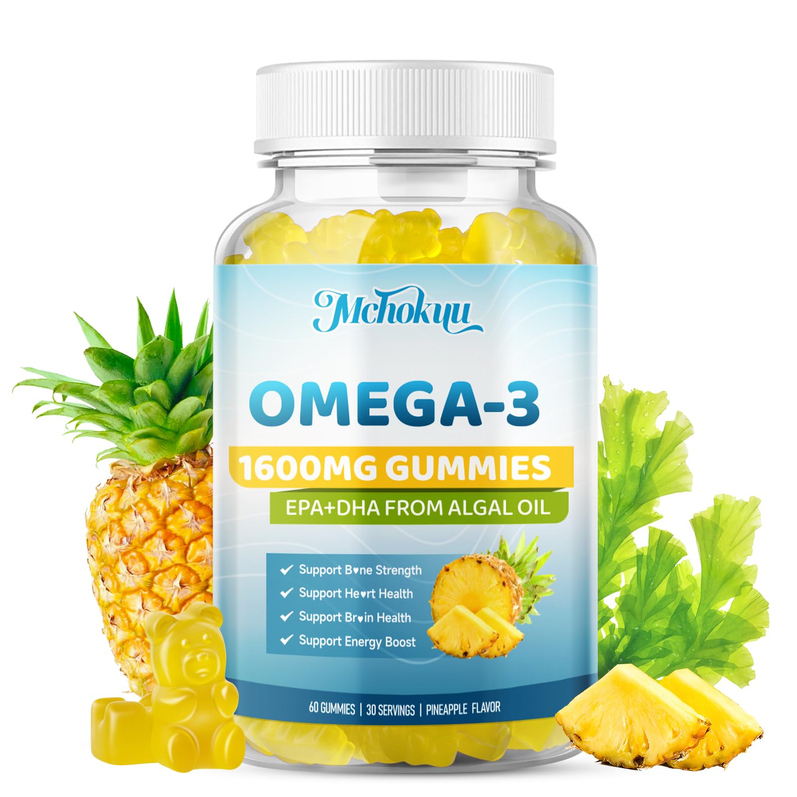 Vitamin D3 and K2 included in Mchokuu gummies