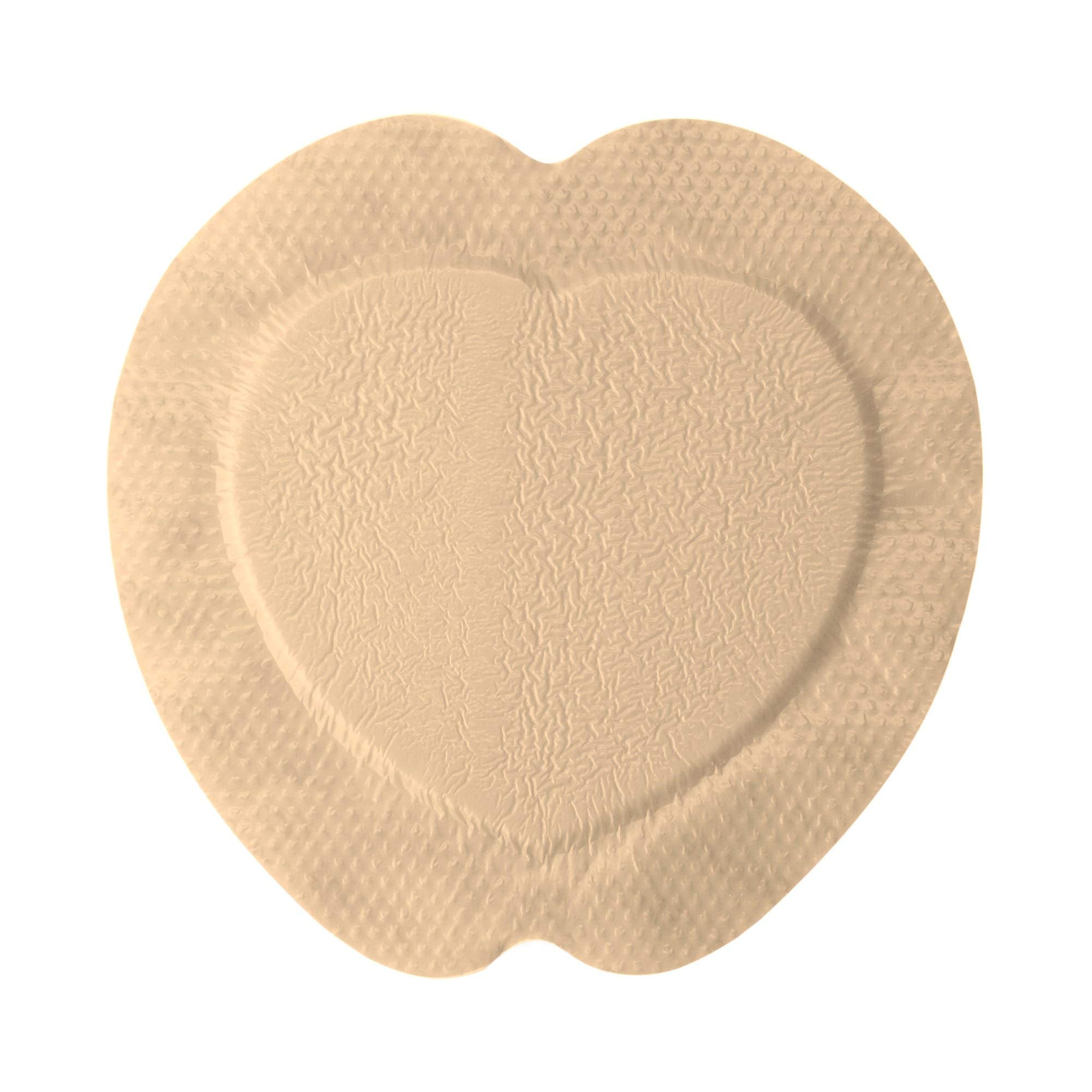 McKesson Hydrocellular Foam Dressing inner pad absorbs exudate while keeping the wound moist.