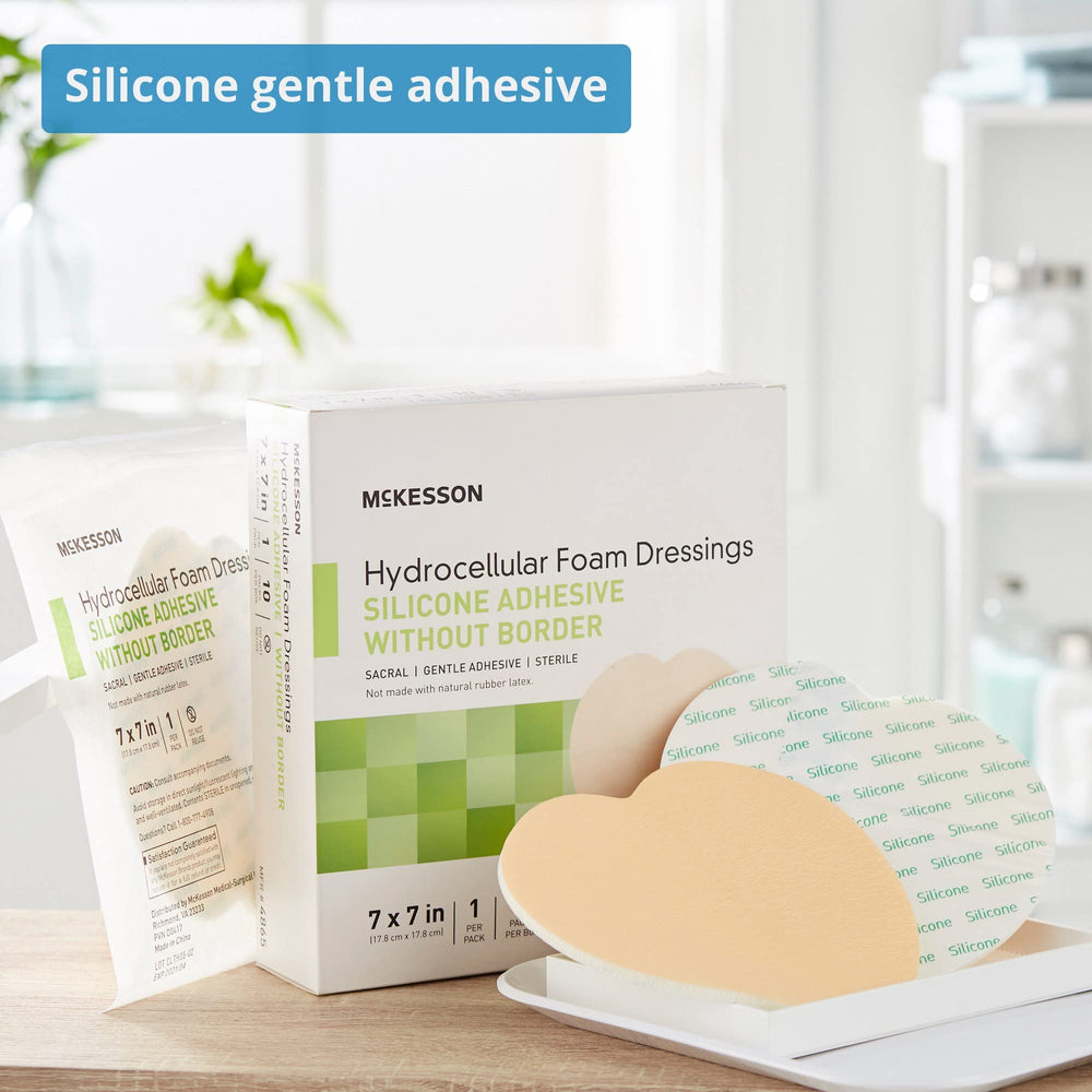 McKesson Hydrocellular foam dressing sterile-packaging ensures safe, ready-to-use wound care