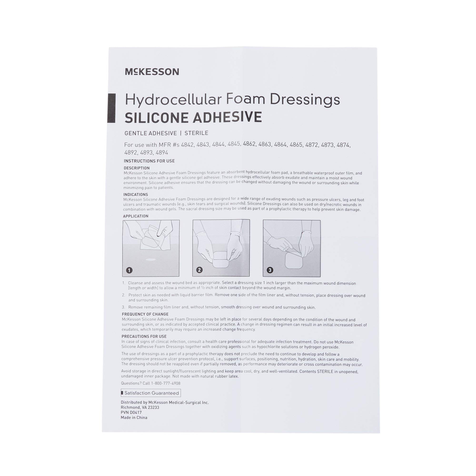 10-count pack offers convenient supply of McKesson dressings.