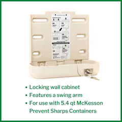 McKesson Prevent cabinet door closed shows secure, wall-mounted storage