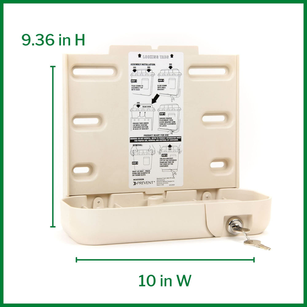 McKesson Prevent wall-mounted cabinet highlights economical brackets