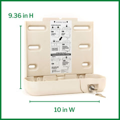 McKesson Prevent wall-mounted cabinet highlights economical brackets