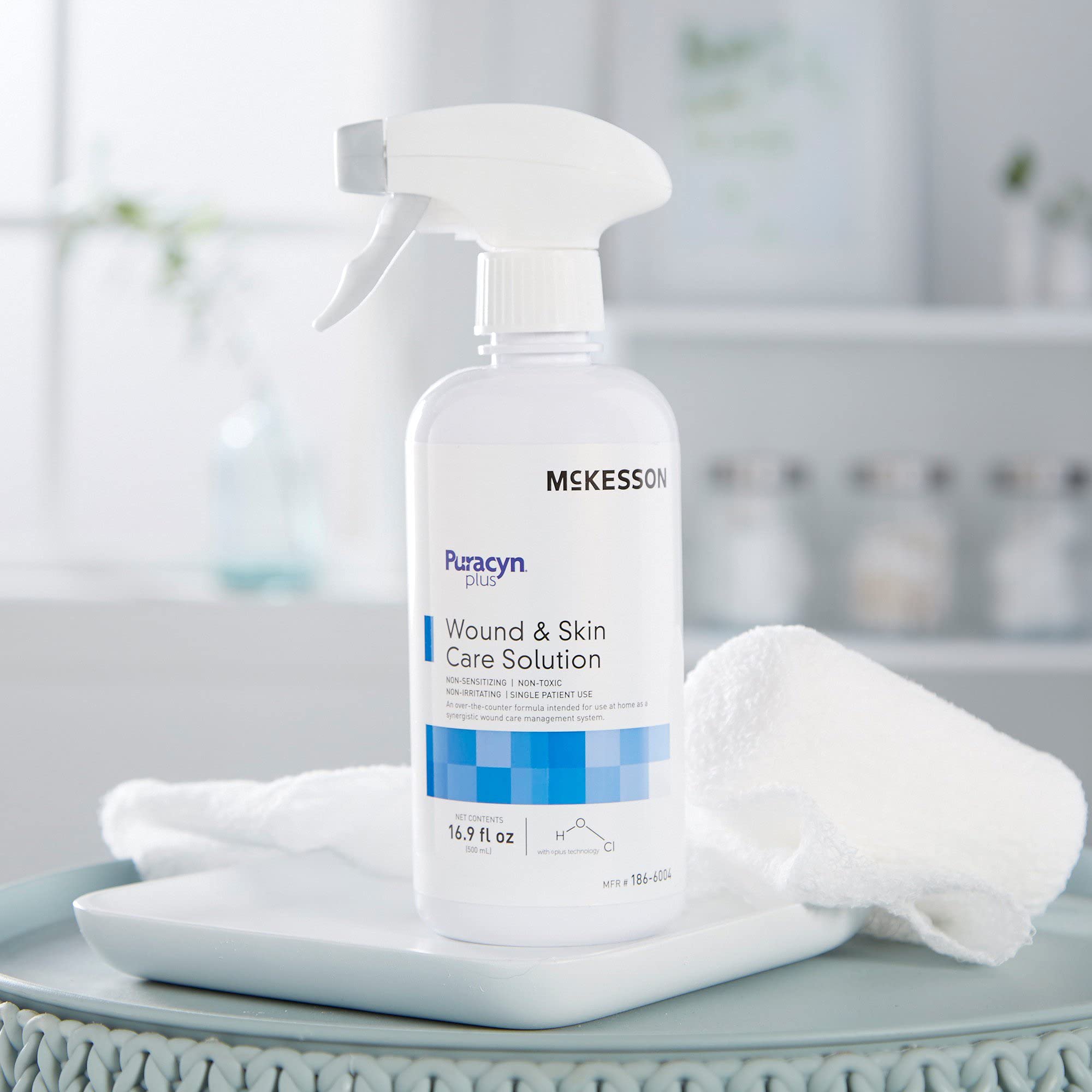 Puracyn Plus bottle with easy spray ideal for home care