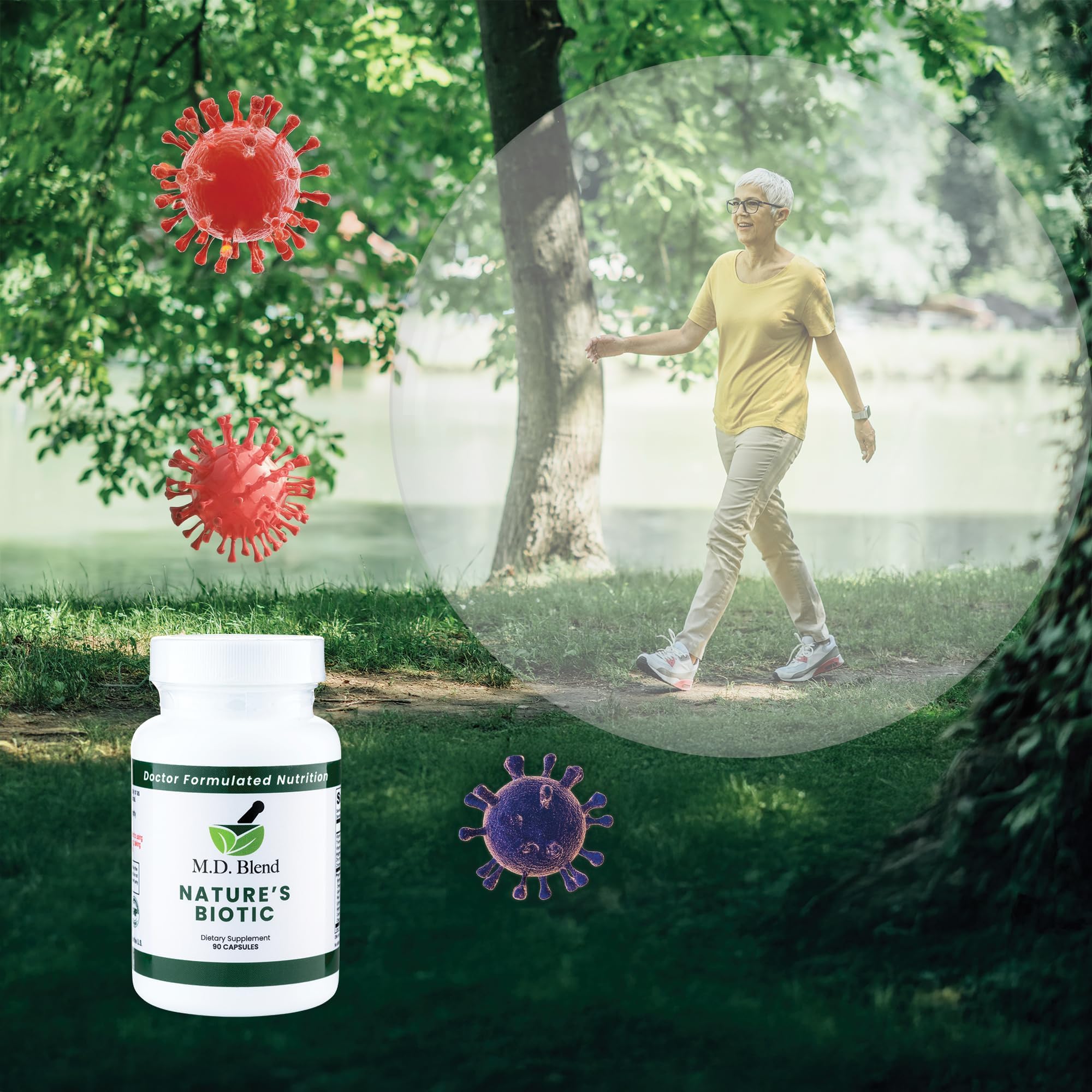 MD Blend Nature’s Biotic berberine daily-use setup supports consistency.