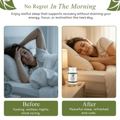 M.D. Blend Sleep melatonin capsules illustrating a time-tested sleep aid