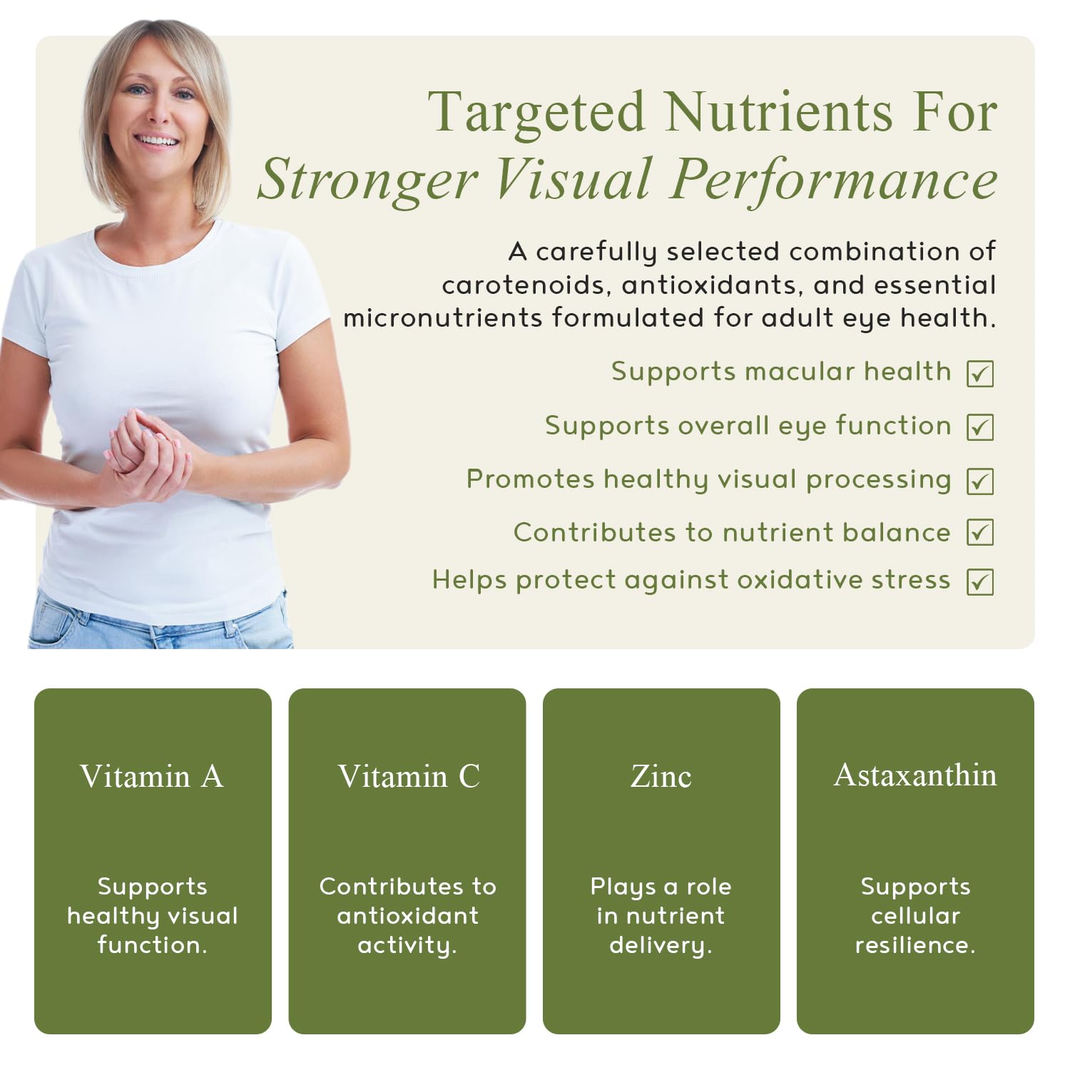 Illustration of bilberry and astaxanthin within the Vision MD formula.