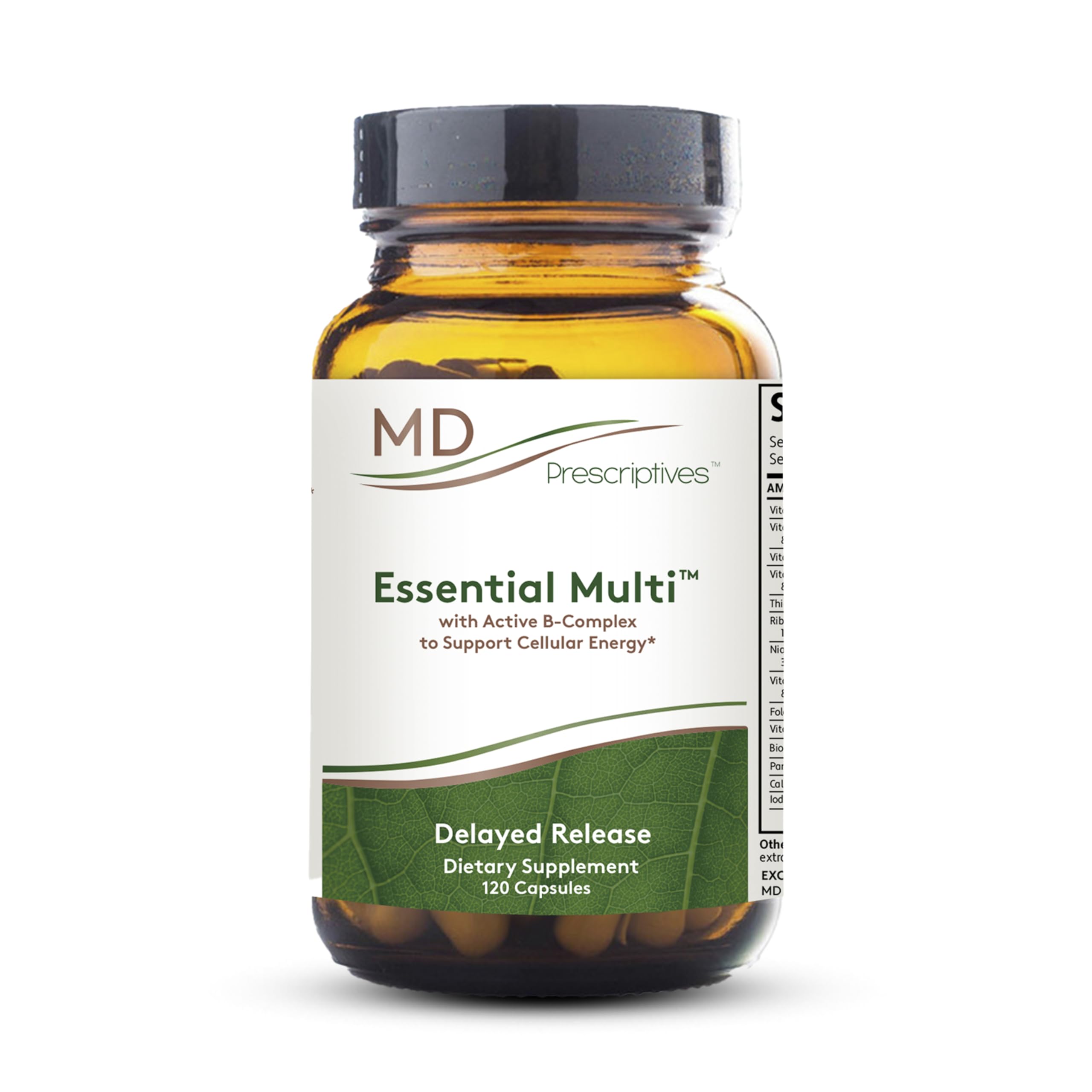 MD Prescriptives Essential Multi delayed-release bottle for daily support.