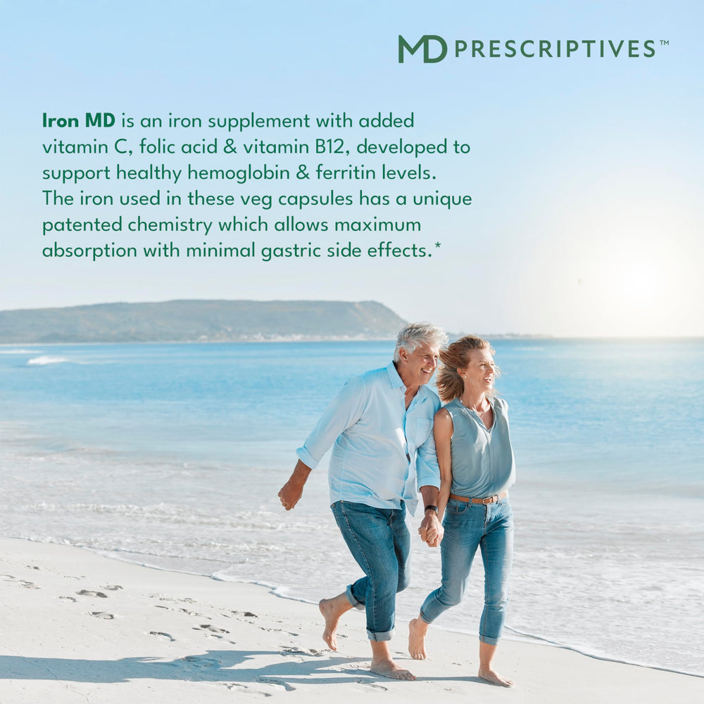 MD Prescriptives Iron MD ingredients highlight vitamin C.