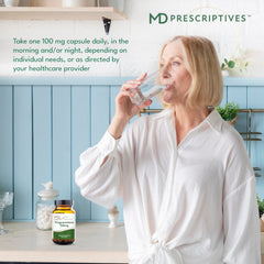 MD Prescriptives Pregnenolone label details emphasize non-GMO vegan ingredients.