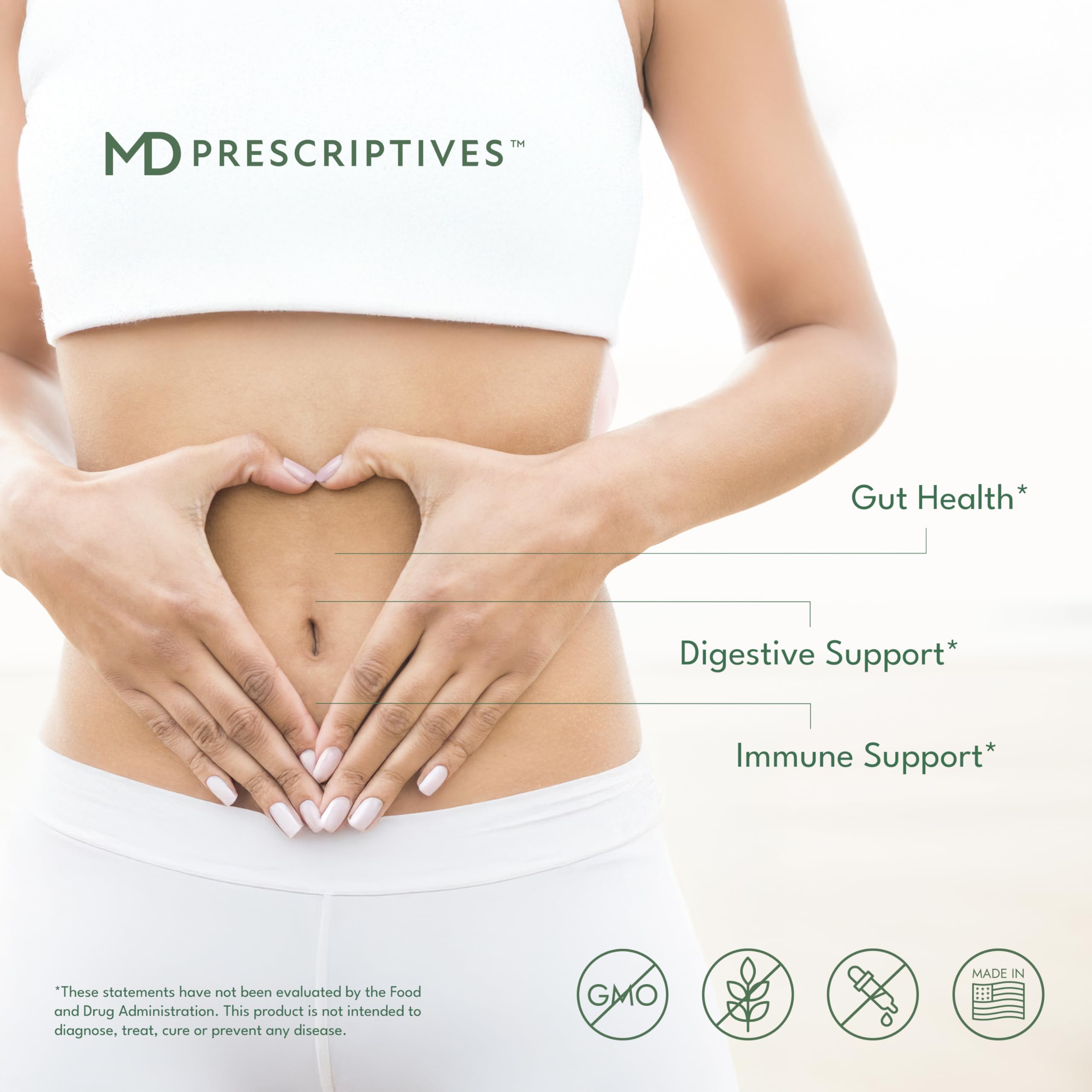 MD Prescriptives PureBiotic packaging on shelf communicates 60 capsules.