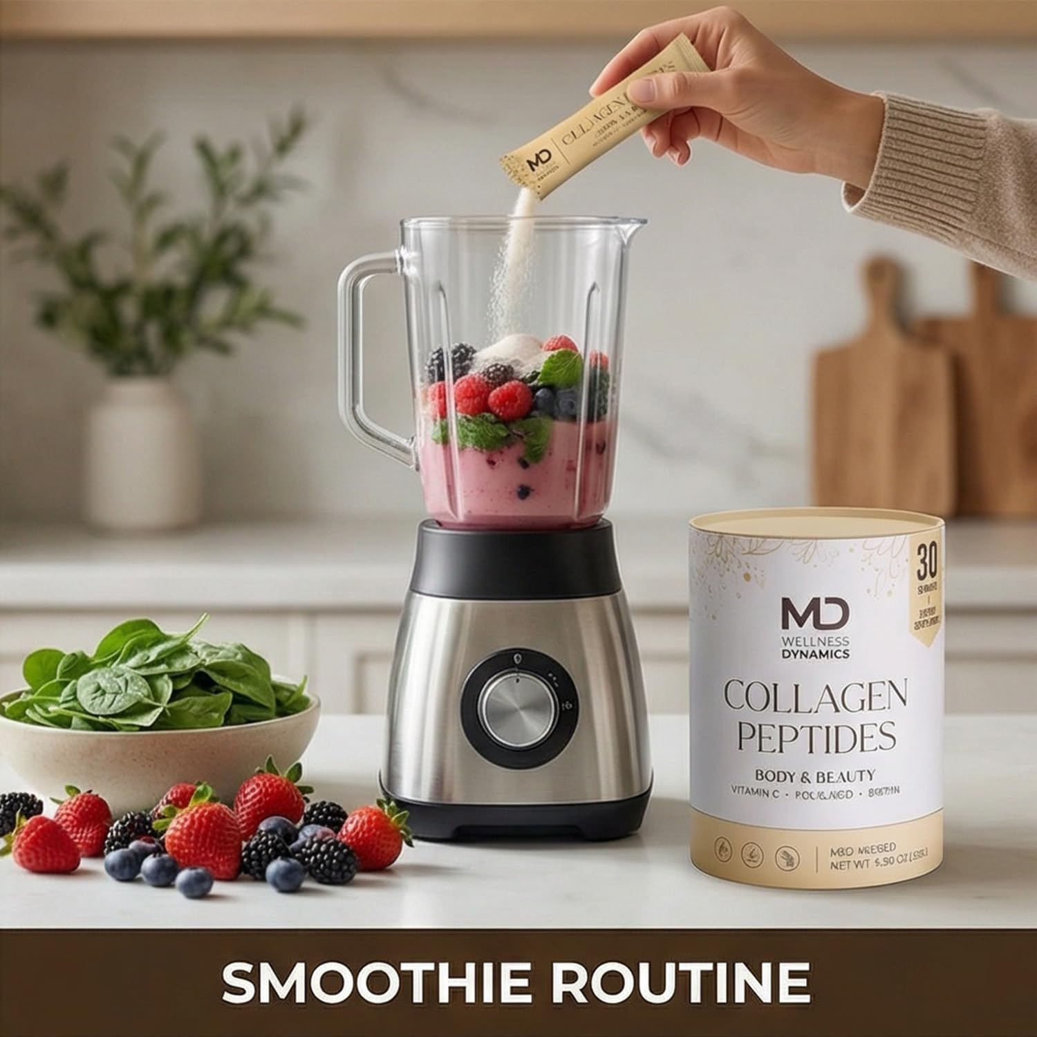 MD Wellness Dynamics collagen made in the USA with quality ingredients