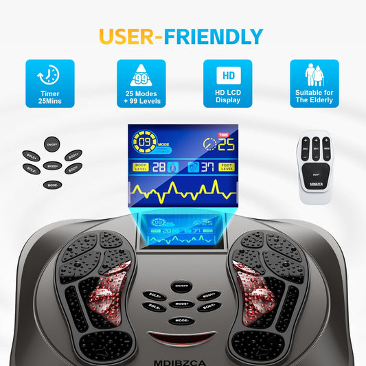MDIBZCA foot massager remote control for easy mode selection