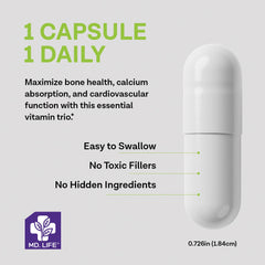 MD.LIFE ADK capsules close-up showcasing vegan soft capsules