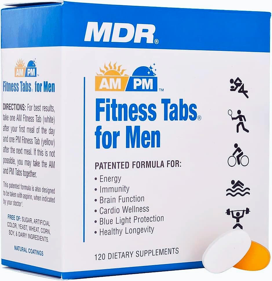 MDR Fitness Tabs immunity and cardio support ingredients