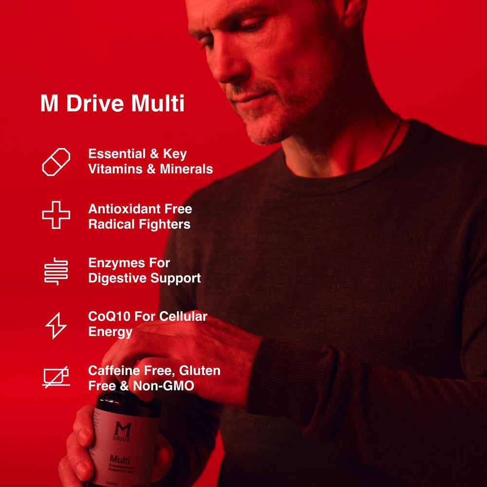 Mdrive Multivitamin for Men capsules ready for daily use