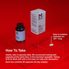 Mdrive Multivitamin for Men with digestive enzymes for digestion