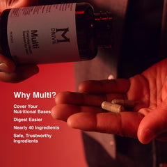Mdrive Multivitamin for Men featuring saw palmetto and alpha lipoic acid