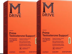Mdrive Prime bottle view with capsules for daily energy and focus.