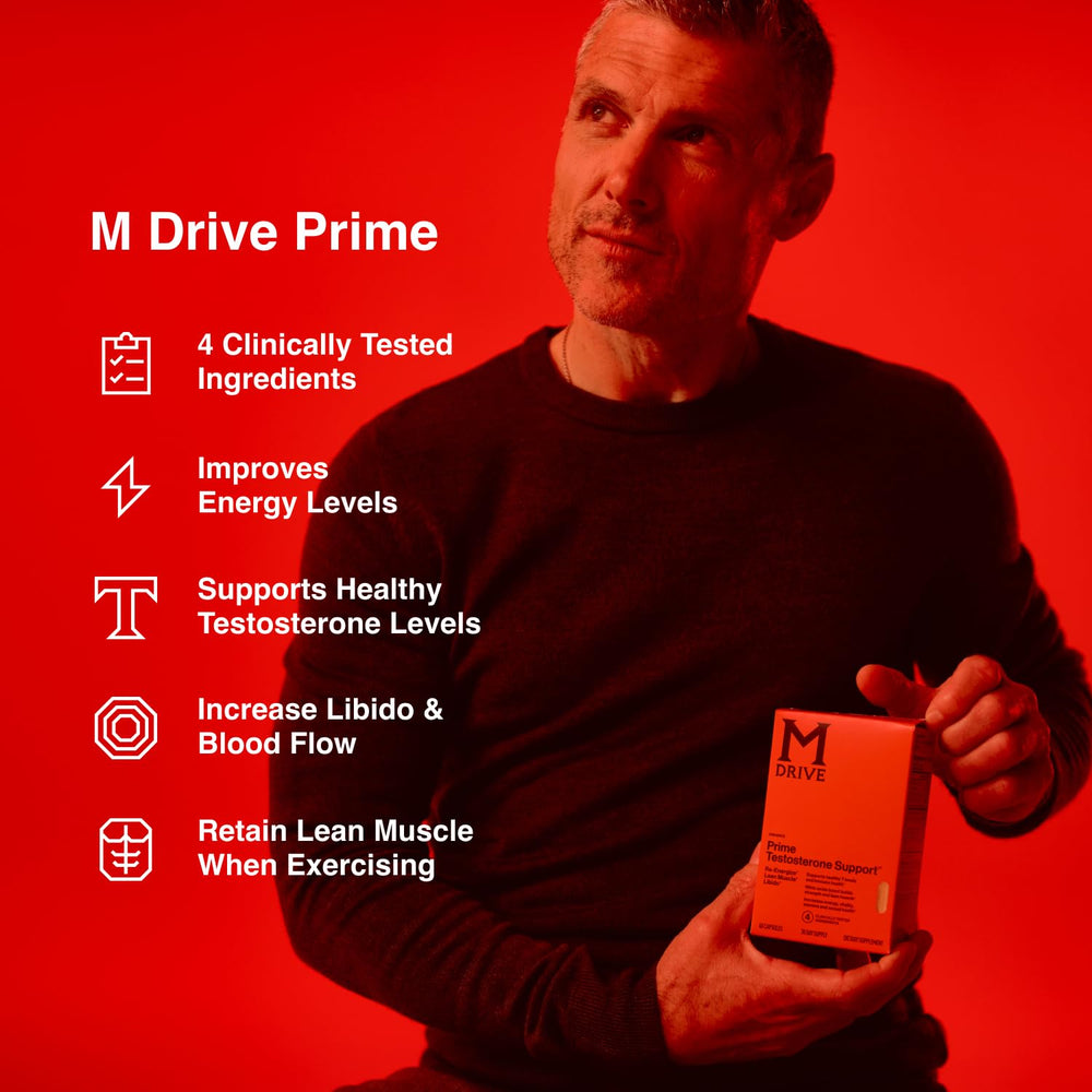 Mdrive Prime label close-up featuring KSM-66 on the bottle.