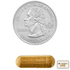 ME GUSTA SHOP Cascara Sagrada label close-up with dosage details.
