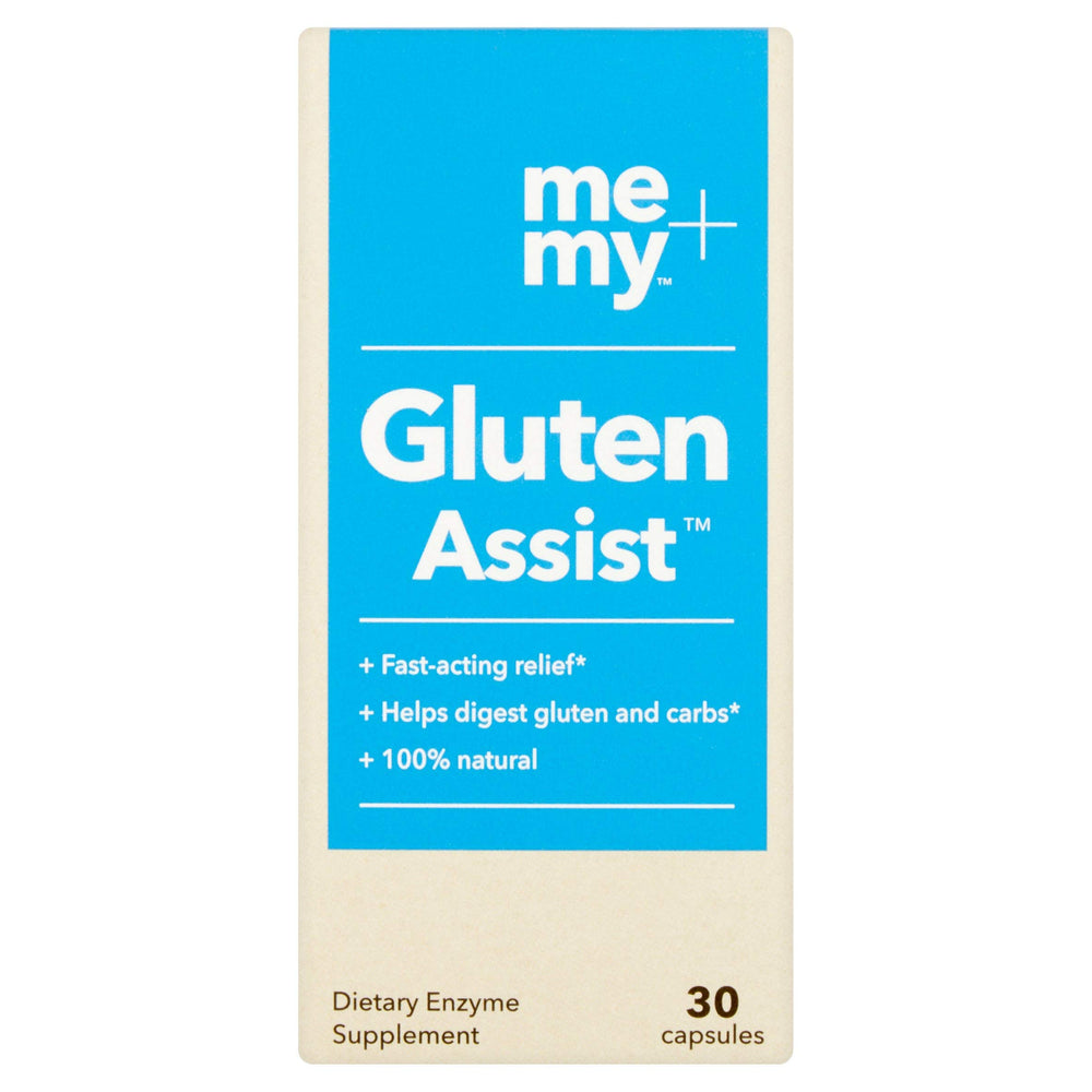 Dining table scene with Me + My Gluten Assist during a meal