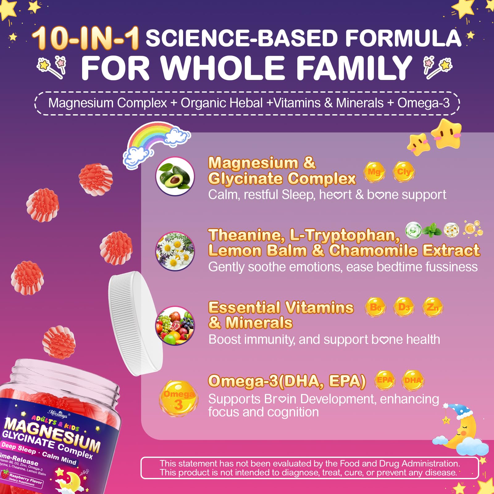 Meceilays gummies shared by kids and adults for family-friendly evenings